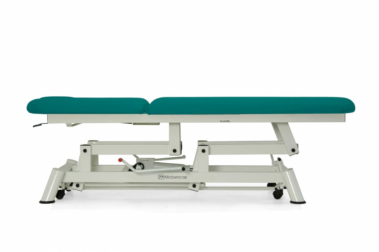 CH-2120-R Table hydraulique en 2 plans avec roulettes. 3